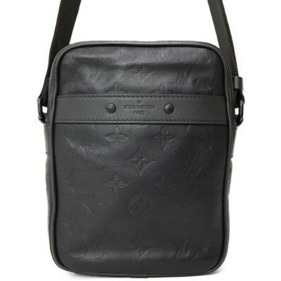 Louis Vuitton Monogram Shadow Black Danube Shoulder Bag - Picture 1 of 8